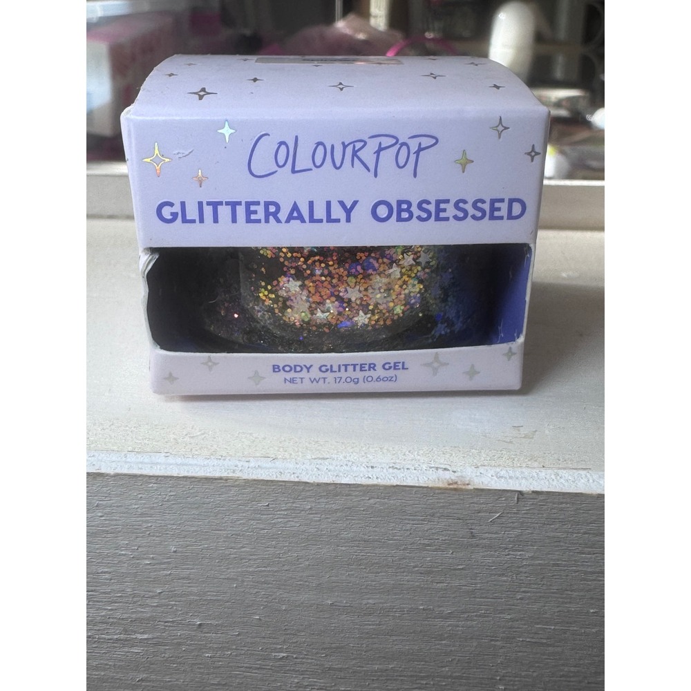 ColourPop Glitterally Obsessed Body Glitter Gel Spinner Star Holographic 0.6oz